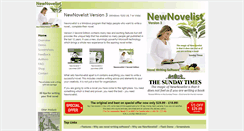Desktop Screenshot of newnovelist.com
