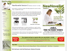 Tablet Screenshot of newnovelist.com